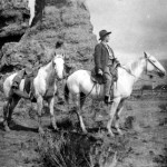 Howard Turner at Hay Creek Ranch, 1900.